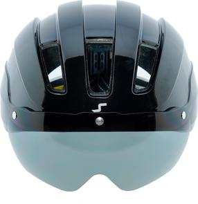 Dviratininkų šalmas vyrams SkateFlash Atomic, juoda sp., L