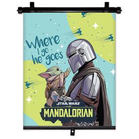 Saules aizsegs automašīnas logam Seven Mandalorian, zila krās./zaļa krās.