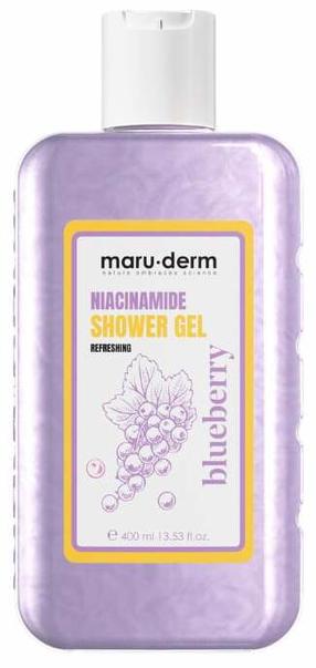 Kūno prausimosi želė Maruderm Niacinamide Blueberry, 400 ml