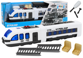 Žaislinis traukinys Lean Toys Hyperloop, balta sp.