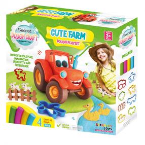 Plastilīns Gerardo's Toys Cute Farm, daudzkrāsaina