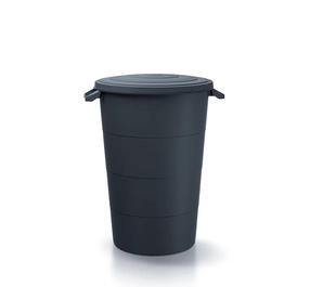 Konteineris Prosperplast IDSM80U-S411, juoda sp., 80 l