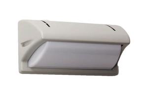 Sieninis lauko šviestuvas Su-Ma Nelly 2008, 60W, E27, IP54, sidabro sp., 25 cm x 12.8 cm
