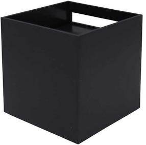 Sieninis lauko šviestuvas LED Line Lite Cube, 3W, LED, IP65, juoda sp., 10 cm x 10 cm