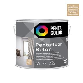 Grindų dažai Pentacolor Pentafloor Beton, geltonai ruda sp., 2.7 l