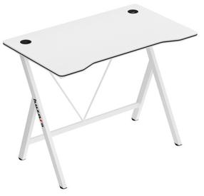 Arvutimängulaud Huzaro Hero 1.4, 100 cm x 50 cm, 75 cm, valge v.