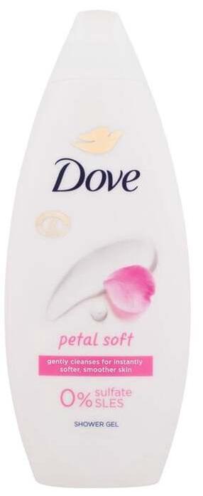 Kūno prausimosi želė Dove Hydrate Petal Soft, 250 ml
