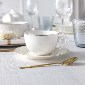 Kafijas / tējas servīze Ambition Aurelia, porcelāna, zelta krās./balta krās., 12 gab.