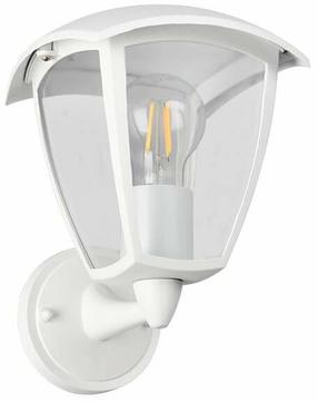 Sieninis lauko šviestuvas Trio Venta, 10W, E27, IP44, balta sp., 17 cm x 24 cm