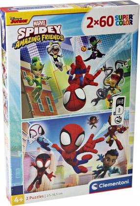 Пазл Clementoni Marvel Spidey And His Amazing Friends, 19 см x 27 см, 120 шт., многоцветный