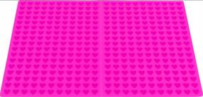 Silikoninė kepimo forma Trixie Hearts, rožinė sp., 38 cm x 28 cm