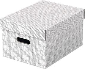 Daiktadėžių rinkinys, daiktų saugojimo Esselte, balta sp., 36.5 x 26.5 x 20.5 cm