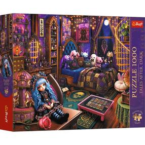 Пазл Trefl Tales After Dark Gothic Doll 12165, 48 см x 68.3 см, 1000 шт., многоцветный