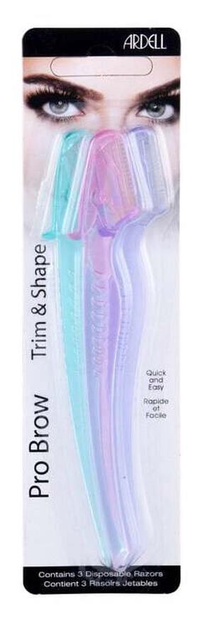 Kulmude raseerija Ardell Pro Brow Trim & Shape 104049, 3 tk, mitmevärviline