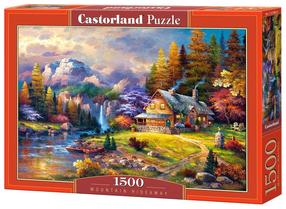 Пазл Castorland Mountain Hideaway 1500 el. C-151462-2, 68 см x 47 см, 1500 шт., многоцветный