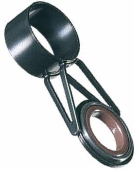 Žiedas žvejybai Jaxon Ceramic Ring 90008202, 1.5 cm, juoda sp., 5 vnt.
