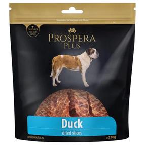 Лакомство для собак Prospera Plus Dried Slices, мясо утки, 0.23 кг