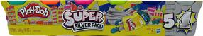 Kūrybinis modelino rinkinys Hasbro Play-Doh Super Silver, įvairių spalvų