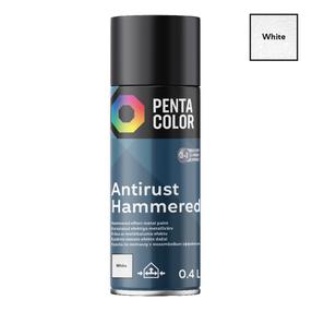 Krāsu aerosoli Pentacolor Hammered Effect, dekoratīvie, balts krās., 0.4 l