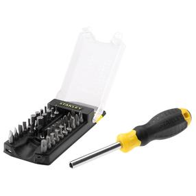 Kruvikeeraja Stanley Multibit Screwdriver Set, 22.8 cm, 34 tk
