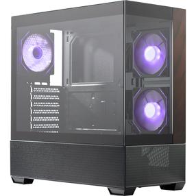 Kompiuterio korpusas Cooler Master Elite 690 Wood, juoda sp.