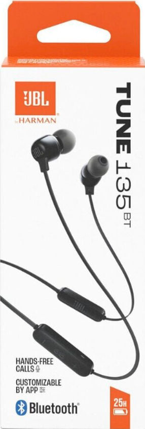 Juhtmeta kõrvaklapid JBL Tune 135BT JBLT135BTBLK, must v.