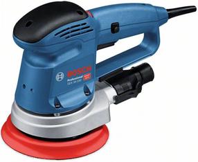 Elektrinis kampinis šlifuoklis Bosch GEX 34-150 0601372800, su šepetėliais, 340 W