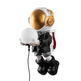 Светильник настенный Opviq Astronaut 1, E14, 1 x 40 Вт, белый цв. / белый цв., 15 x 15 cm