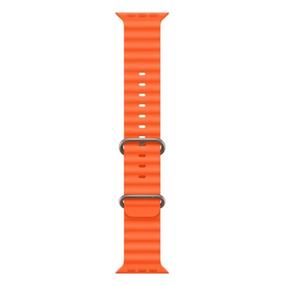iWear S1 soonega pehme silikoonist 20 mm rihm Apple Watchile 49 mm / 45 mm / 44 mm / 42 mm oranž