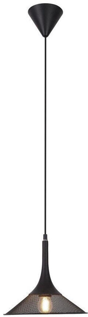 Lampa griesti Candellux Kiruna, E27, 1 x 40 W, melna krās. / melna krās.