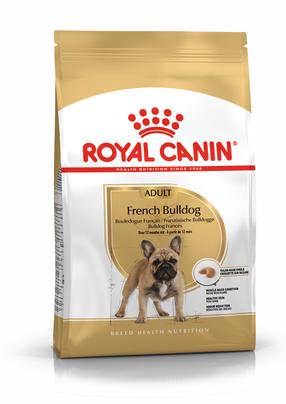 Сухой корм для собак Royal Canin Bulldog French Adult, курица/свинина, 3 кг