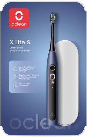 Elektriskā zobu birste Oclean X Lite Set, zila krās.