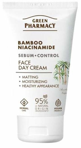 Dienas sejas krēms Green Pharmacy Bamboo + Niacinamide, 50 ml