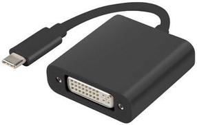 Laidas Lanberg USB Type-C To DVI Dual Link AD-UC-DV-01 USB-C, DVI, 0.15 m, juoda sp.