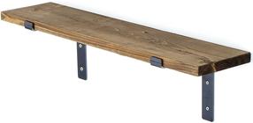 Sieninė lentyna Kalune Design LAM 002, medžio sp., 16 cm x 60 cm x 14 cm