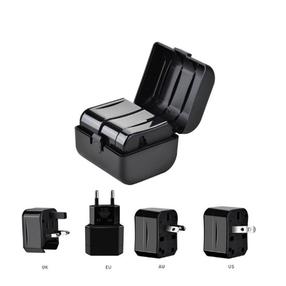 CP TR1 Ceļojumu Strāvas ligzdas 3in1 Multi adapteris UK 3-pin - Euro 2pin - US (USA) - Āzijas + Uzglabāšanas kaste