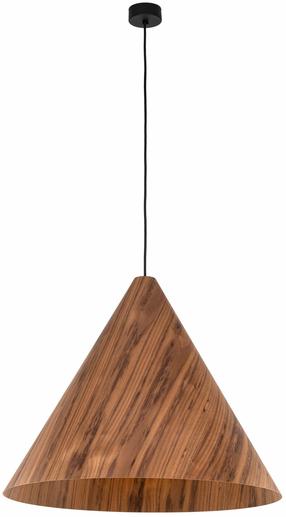 Valgusti lagi TK Lighting Solis, E27, 1 x 15 W, puidu v. / must v., 61 x 61 cm
