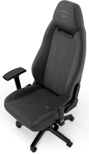 Žaidimų kėdė Noblechairs Legend TX, 48 x 52 x 132 - 142 cm, juoda sp./pilka sp.