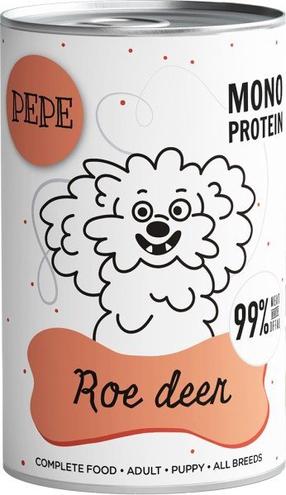 Märg koeratoit Pepe Mono Protein, metskitse liha, 0.4 kg