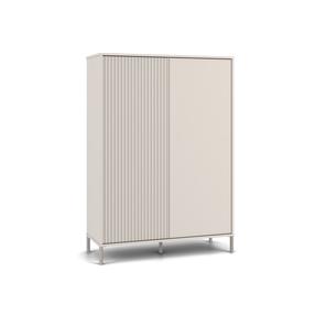 Pastatoma lentyna Kamaro 2DD Slim, smėlio, 103.5 cm x 40 cm x 147.5 cm