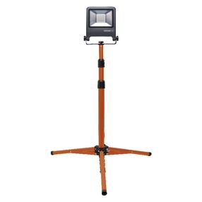 Statybinis prožektorius su stovu Osram, 50 W, 5000 lm, 4000 °K, IP65, pilkas