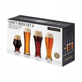 Alus glāžu komplekts Maison Forine Craft II, stikls, 4 gab.