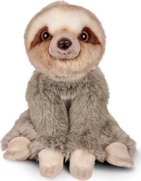 Mīkstā rotaļlieta slinķis Melissa & Doug, pelēka krās., 23 cm