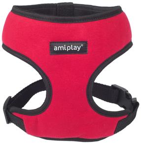 Шлейки для собак Amiplay Denver, красный цв., 400 - 550 мм, 40-55