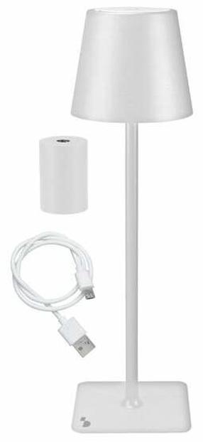 Galda stāvlampas Beper 2in1, LED, 2W, balta krās./balta krās.
