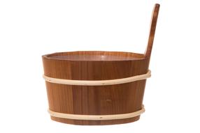 Saunakibu 4Living, puit, 4 l, 26 x 25.5 cm, lepp v.