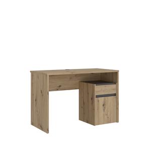 Rašomasis stalas su stalčiais Domoletti MDUB111-C827, 52.7 cm x 110 cm, 72.7 cm, medžio sp.