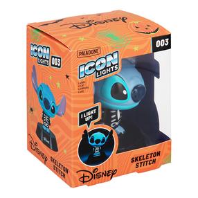 Lampa Paladone Disney Stitch Sceleton, zila krās.