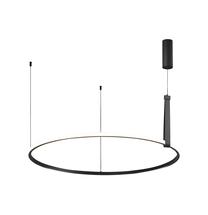 Šviestuvas lubų Domoletti Kora 22808-BK, LED, 4000 °K, 0 x 42 W, juoda sp. / juoda sp.
