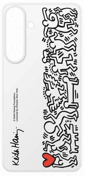 Telefona vāciņš Samsung Flipsuit Case Samsung Galaxy S25 Plus, balts krās./melns krās.